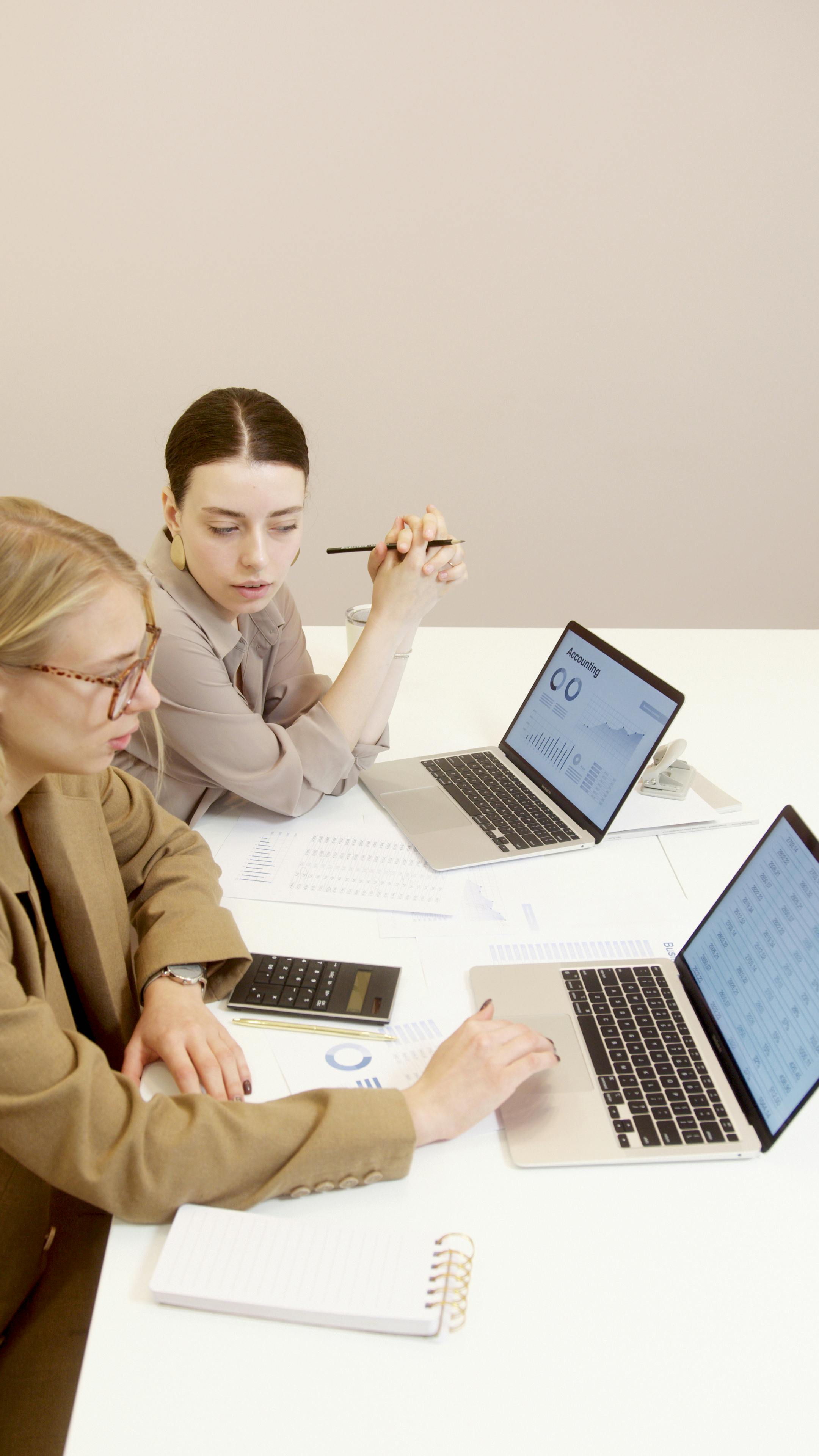 CPA reviewing tax and retirement plan documents